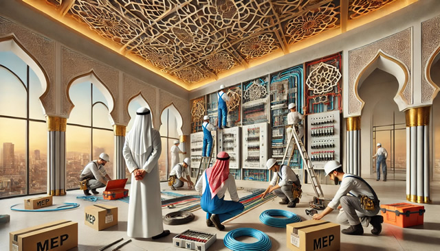 تركيب أنظمة MEP في الرياض